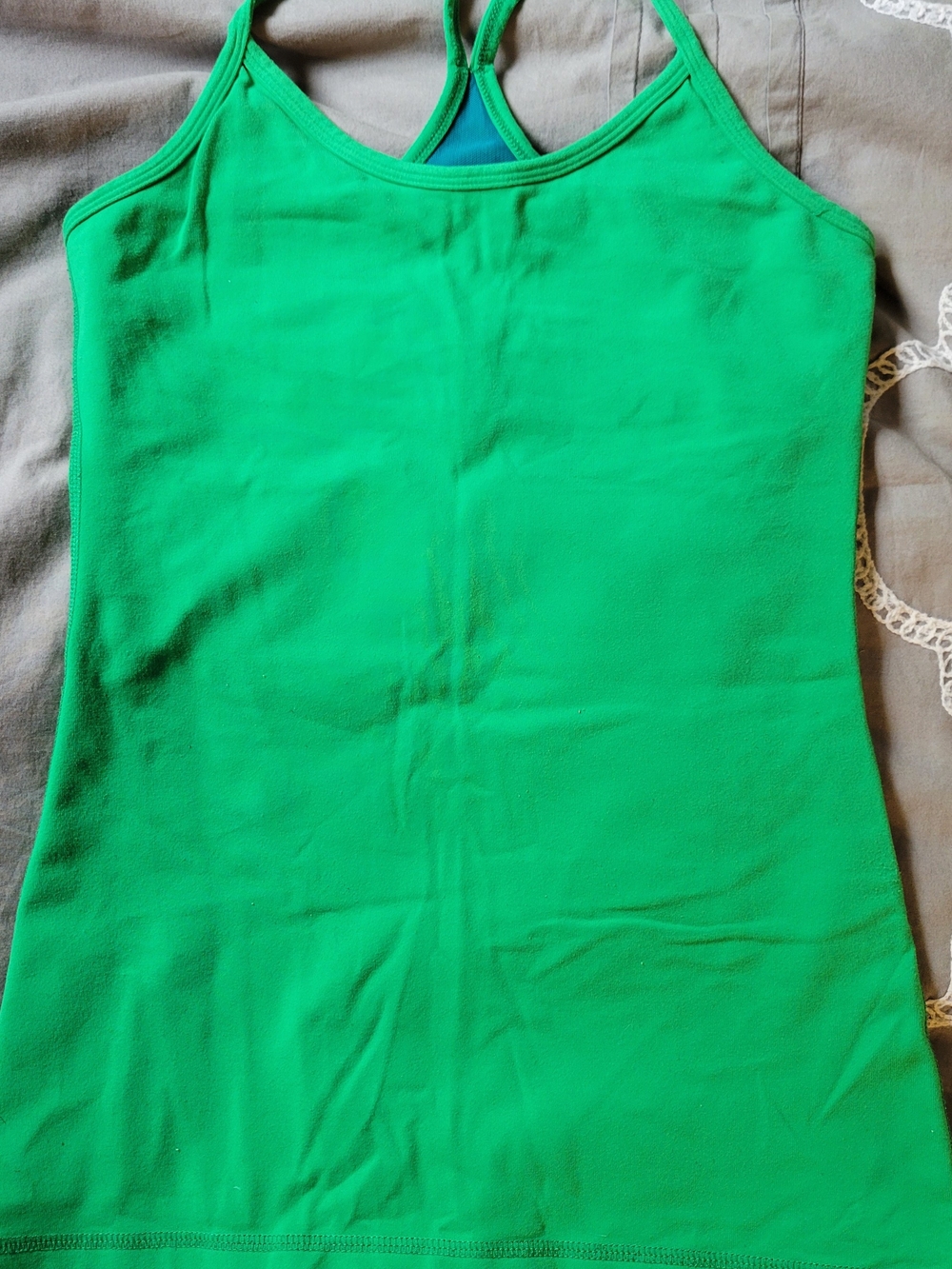 Lulu Lemon Green Women's Racerback Tank Top